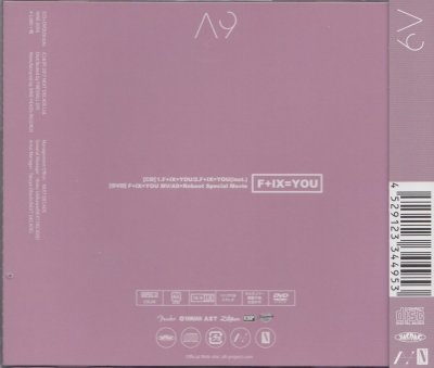 画像2: [USED]A9(エーナイン)/F+IX=YOU(初回限定盤A/CD+DVD)
