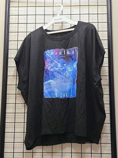 画像1: [USED]HIZAKI/袖なしTシャツ.Rusalka