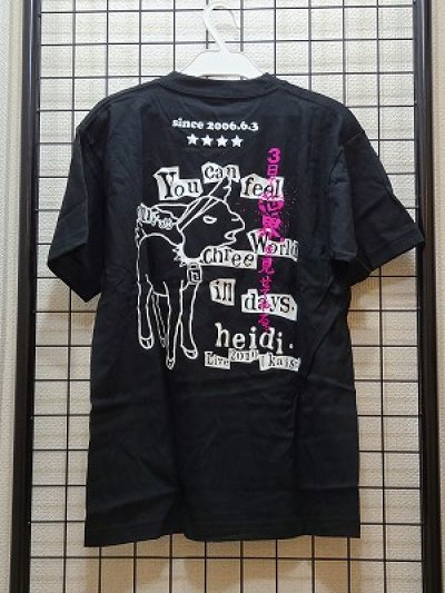 画像2: [USED]heidi./Tシャツ.回想 LIVE 2010 KAISOU