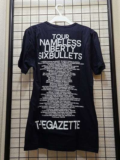 画像2: [USED]the GazettE(ガゼット)/Tシャツ.NAMELESS LIBERTY SIX BULLETS