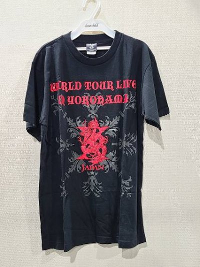 画像1: [USED]X JAPAN/Tシャツ.WORLD TOUR LIVE IN YOKOHAMA