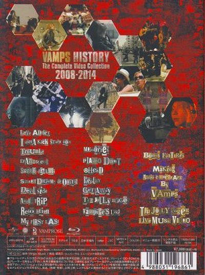 画像2: [USED]VAMPS/HISTORY-The Complete Video Collection 2008-2014(初回限定盤A/Blu-ray)