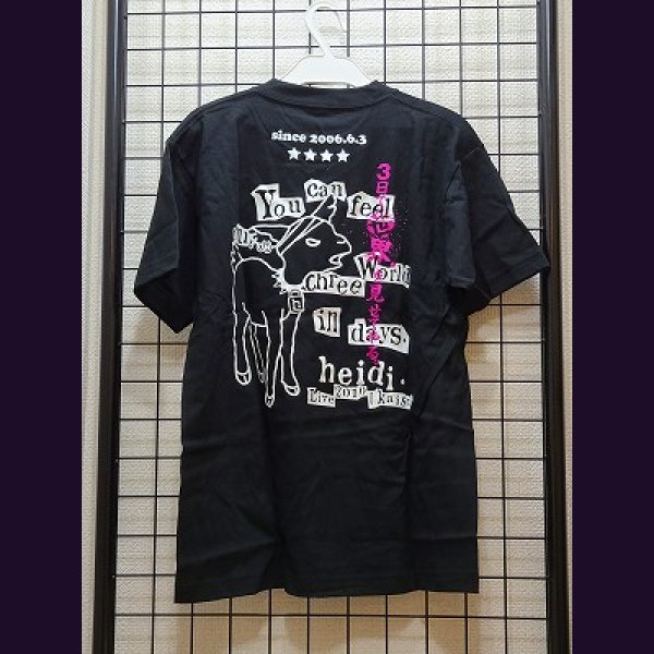 画像2: [USED]heidi./Tシャツ.回想 LIVE 2010 KAISOU (2)