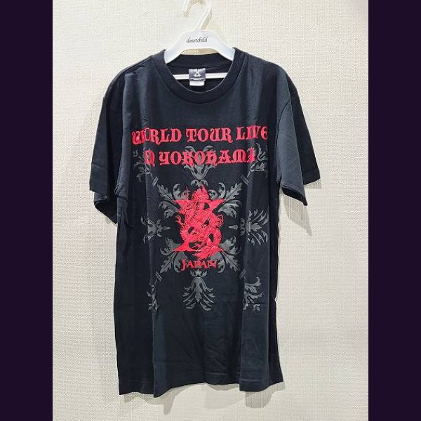 画像1: [USED]X JAPAN/Tシャツ.WORLD TOUR LIVE IN YOKOHAMA (1)