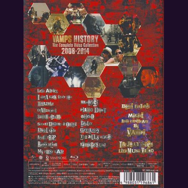 画像2: [USED]VAMPS/HISTORY-The Complete Video Collection 2008-2014(初回限定盤A/Blu-ray) (2)